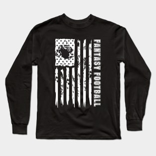 Fantasy Football FLAG VINTAGE Long Sleeve T-Shirt